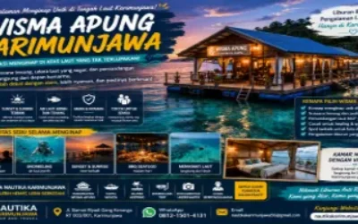 Wisma Apung Karimunjawa Penginapan Unik di Tengah Laut