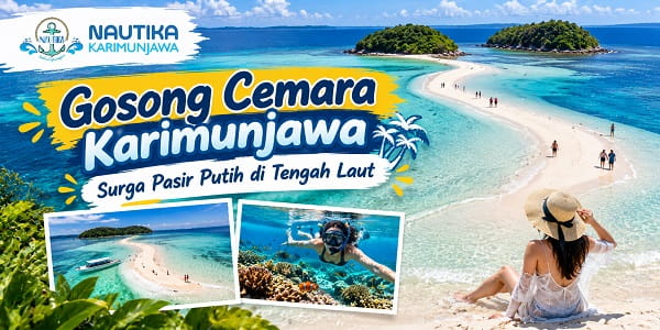 Gosong Cemara Karimunjawa Surga Pasir Putih di Tengah Laut