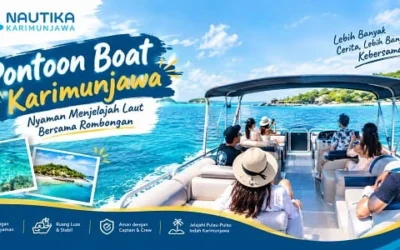 Pontoon Boat Karimunjawa: Nyaman Menjelajah Laut Bersama Rombongan