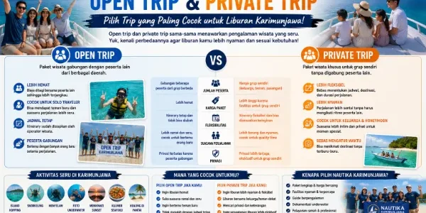 Perbedaan Open Trip dan Private Trip untuk Liburan Karimunjawa