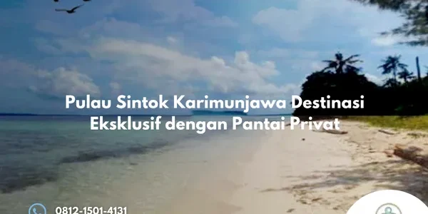 Pulau Sintok Karimunjawa Destinasi Eksklusif dengan Pantai Privat
