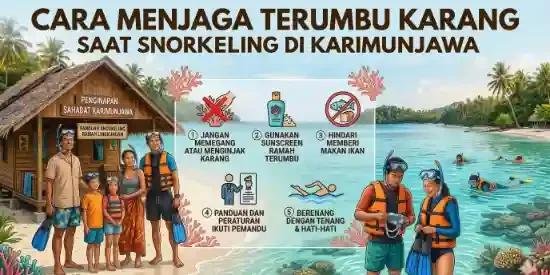 cara menjaga terumbu karang